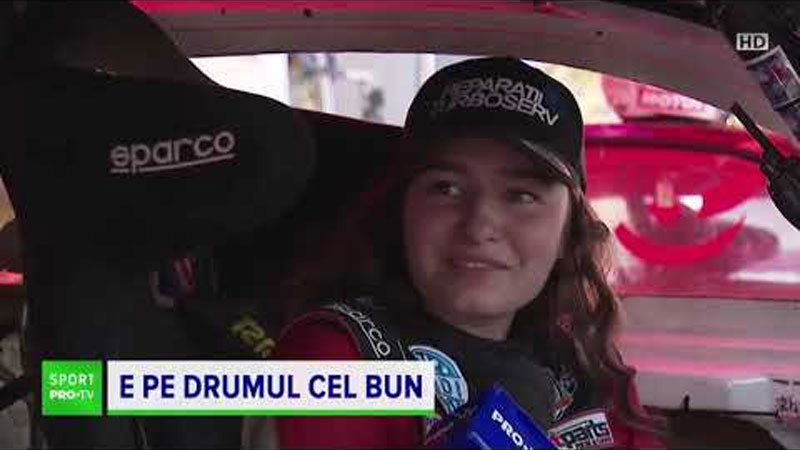 ProTV Sport: Alice Ene e cel mai tânăr pilot de drift din Europa. La doar 14 ani a intrat în Cartea Recordurilor